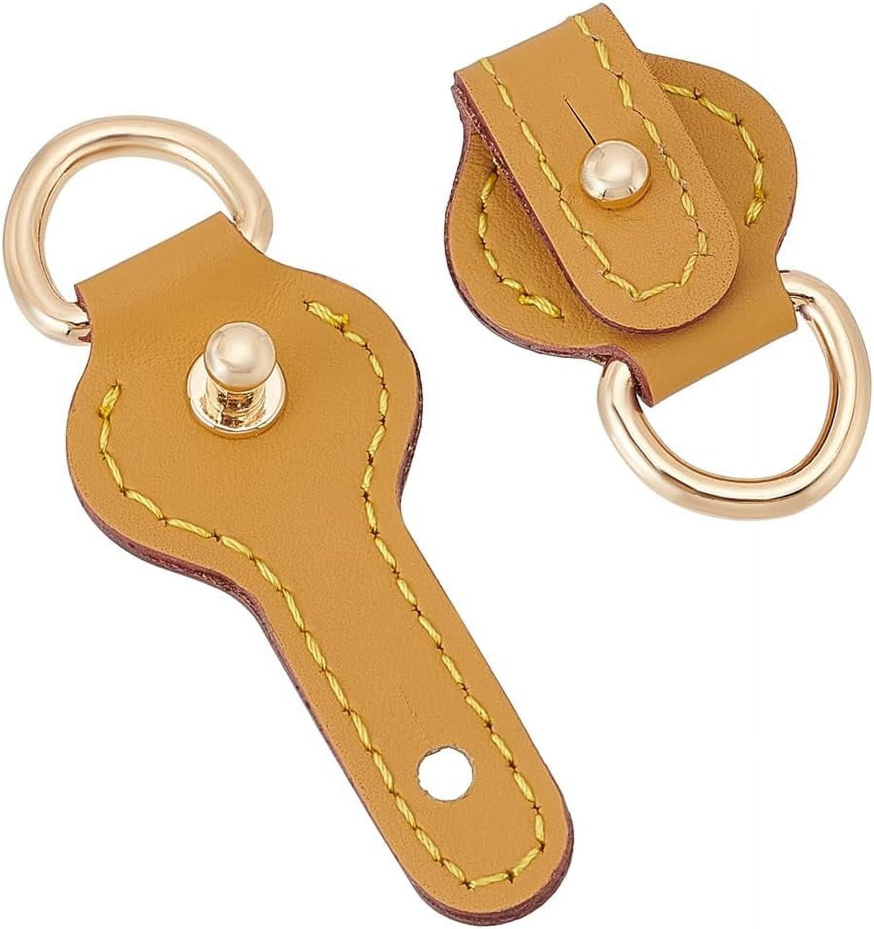 2Pcs D Rings for Purse Genuine Vachetta Undamaged D Rings Purse Making ...