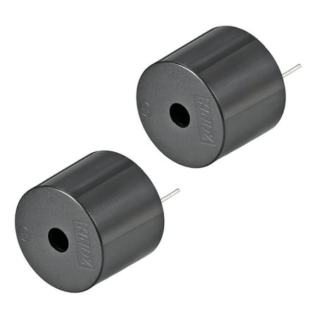 2Pcs DC 3-24V Active Electronic Buzzer Alarm Beeper Continuous Sound 80dB Speaker 2-Terminal