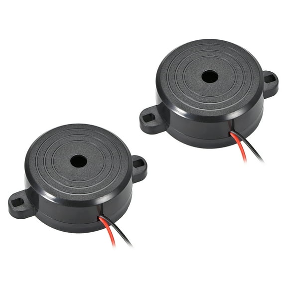 2Pcs DC 9-15V Active Electronic Buzzer Piezo Alarm Music Sound 90dB Beep Speaker