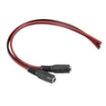thumbnail image 1 of 2Pcs DC Power Pigtail Cable Female Connector for CCTV Camera Adapter 2.1x5.5 mm, 1 of 4