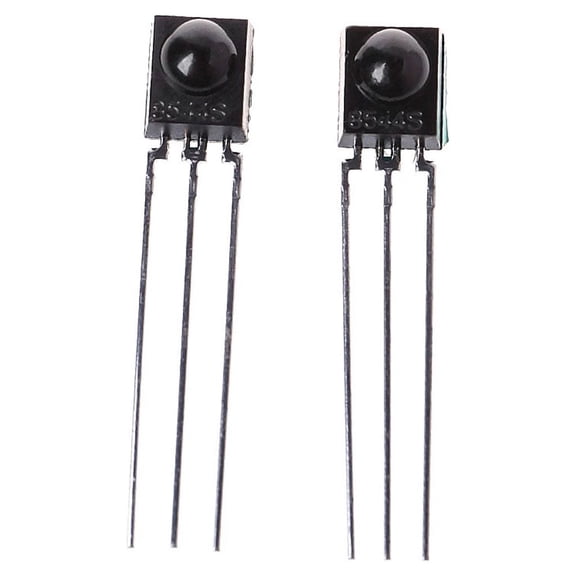2Pcs DIP-3 IC TSOP4838 IR Receiver Tubes 38Khz Remote Infrared Radiation Module