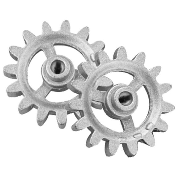 2Pcs DIY Barbecue Rotating Gear Heat Resistant Replacement Gears BBQ Accessories