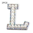 thumbnail image 1 of 2Pcs DIY Handmade Patch Decor Fabric Adorable English Letter Shape Patch Sticker for Bag, 1 of 8