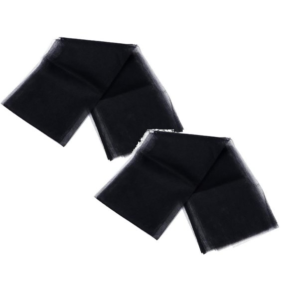 2Pcs DIY Self Mesh Window Screen Easy Install Mesh Netting Home Summer Barrier Durable Flexible Net Doors & Windows Reusable Backing No Tool Protective Cover