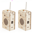 2Pcs DIY Wireless WalkieTalkie Model Science Toys Kids Experimental