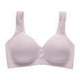 2Pcs Daisy Bra for Older Women Front Closure Comfortable Sleep Push Up