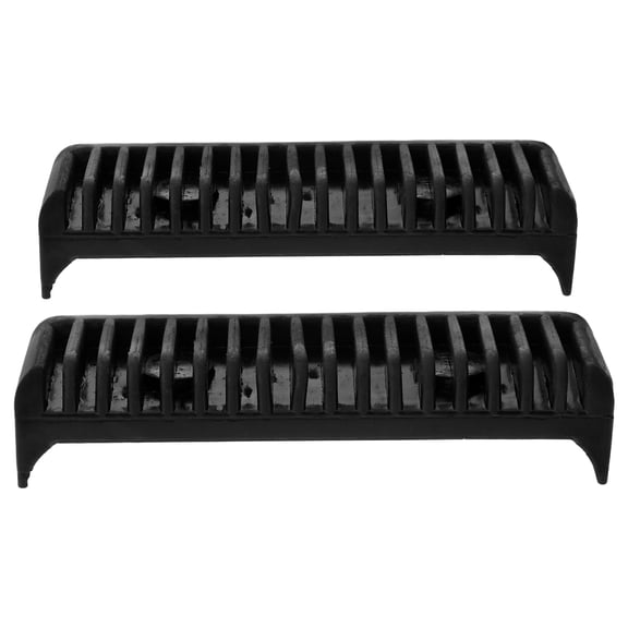 2Pcs Dark Brown Elliptical Machine Step Pad Anti Vibration Noise Reduction Cushion