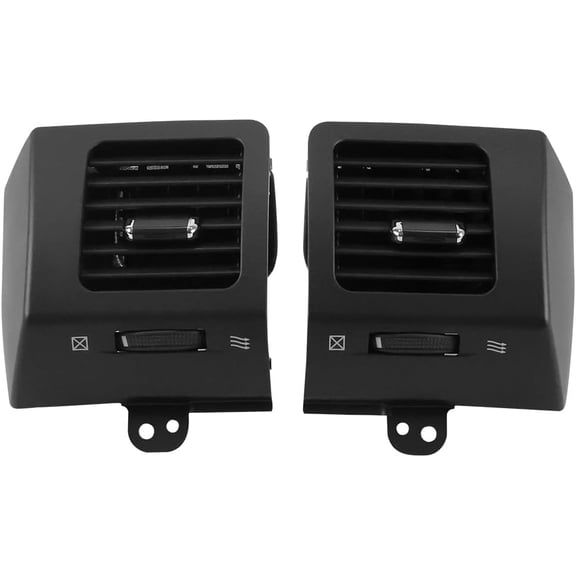 2Pcs Dashboard A/C Outlet Air Vent Panel Cover Left & Right Side For Toyota Land Cruiser Prado LC120 For Lexus GX470 2003-2009 Dash Air Conditioner Deflector Outlet Vent