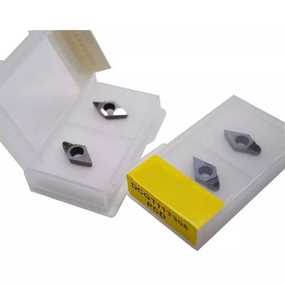 2Pcs Dcgt11T308 Pcd Insert Cutting Tool Cnc Tool Parts For Aluminum