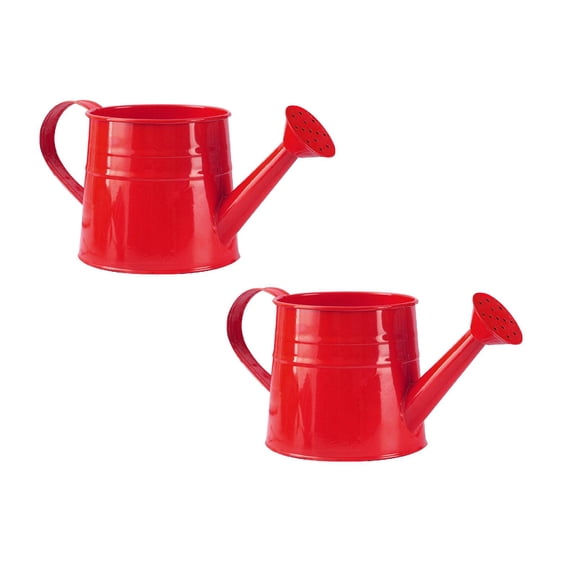 2Pcs Deal Countdown! Galvanized Shower Bucket Tinplate Watering Kettle Small Flower Pot Flower Pot Watering Cans Practical Home Decor Happy 2026!