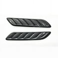 thumbnail image 1 of 2Pcs Decorative Car Hood Vent Louver Scoop Cover Air Flow Intake Cover - Carbon Fiber Look, 1 of 5