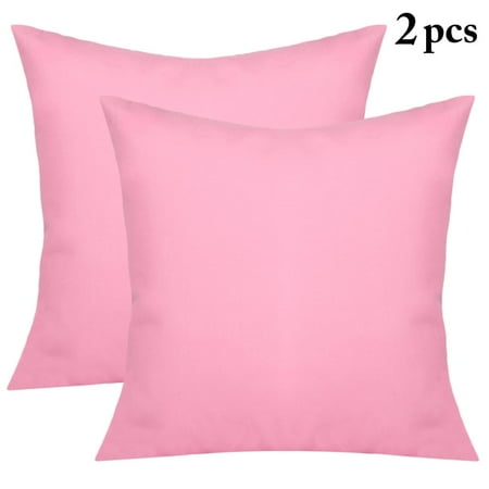2 Pack Decorative Throw Pillow Covers 18x18, Square Throw Pillow Cases Solid Color Throw Pillow Protector for Living Room Sofa Yard Office Car Decor (Pillow insert is not included) price history and forecast - Bangcool