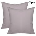 thumbnail image 1 of 2Pcs Decorative Throw Pillow Covers, Square Throw Pillowcases Solid Color Pillow Covers for Indoor Living Room Outdoor Garden Sofa Decor, 1 of 5