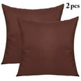 thumbnail image 1 of 2Pcs Decorative Throw Pillow Covers, Square Throw Pillowcases Solid Color Pillow Covers for Indoor Living Room Outdoor Garden Sofa Decor, 1 of 5