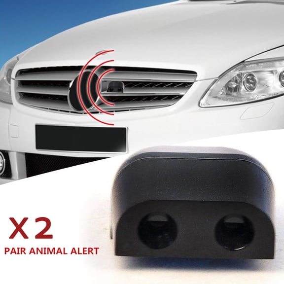 2Pcs Deer Warning Whistles Device for Car, Save Deer Whistle Sonic Gadgets Car Grille Mount Animal Whistle Repeller Alert