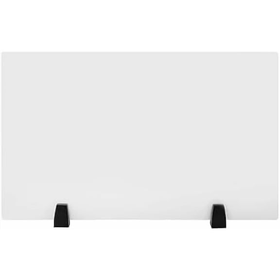 2Pcs Desk Privacy Panels, Frosted Acrylic Desk Dividers, Clamp-on Desk Partition, Desk Dividers for Office Classrooms Library Privacy, 30 x 18 Inch$$Office