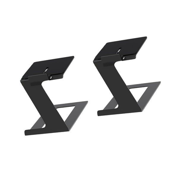 2Pcs Desktop Speaker Stand 6 Incline Space Saving Mount Speaker Risers for Living Room Study Room Table Easy to Use