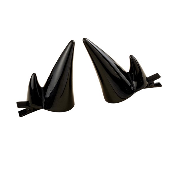 2Pcs Devil Hair Clip For Cosplay Event Masquerade Party Hairpins Practical Resin Hair Accessories For Different Ages