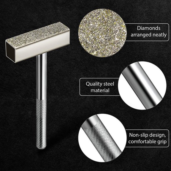 2Pcs Diamond Grinding Wheel Dresser Sanding Disc Sharpening Stone Abrasive Tools For Grinding Deburring Wheels Dresser Tool Smile Home