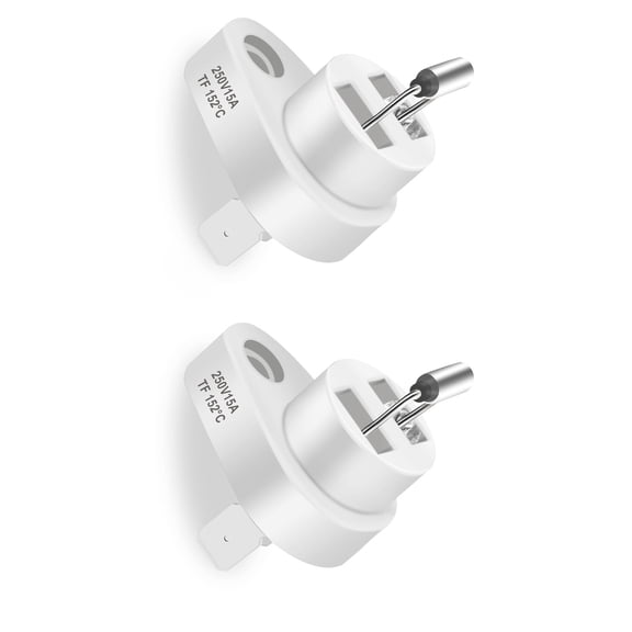 2Pcs Digital Pool Heater Plug Fuses with Thermal Cut Off, 005899F Rollout Switches Replacement