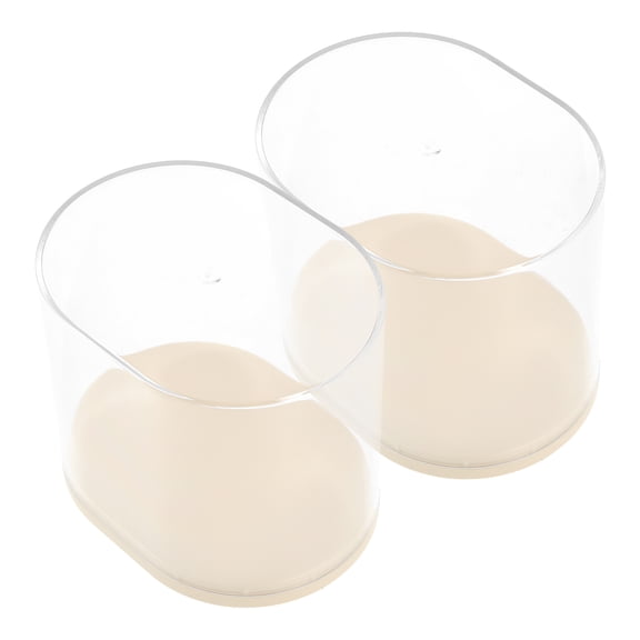 2Pcs Clear Display Case for Figures Small Dustproof Storage Box for Miniature Collectibles and Action Figures