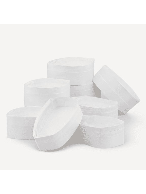 2Pcs Disposable Chef Hats Paper Toque Cap White Adjustable Paper Chef Caps Tall Kitchen Baker Hat Bulk for Cooking Catering Food Service Accessories for Men Women