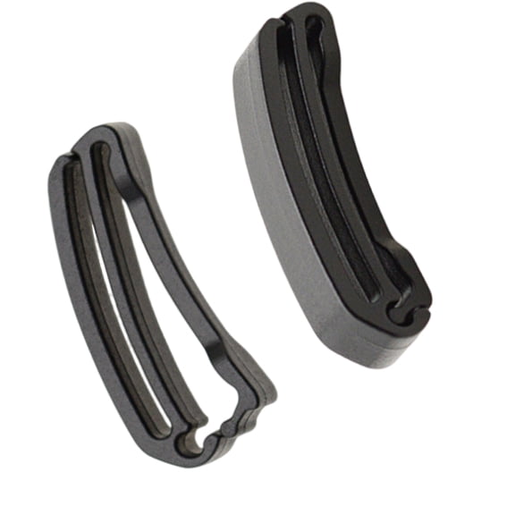 2Pcs Diving Webbing Ending Clip Belt Clamps Quick Keeper Buckles for Backpacks Hiking Diving Webbing Belt Adjust Buckle