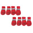 thumbnail image 1 of 2Pcs Dog Boots For Outdoor Walking Slip Shoes With Reflective Strips Lightweight Breathable Mesh For Small Medium Large Pet Accessories, 1 of 7