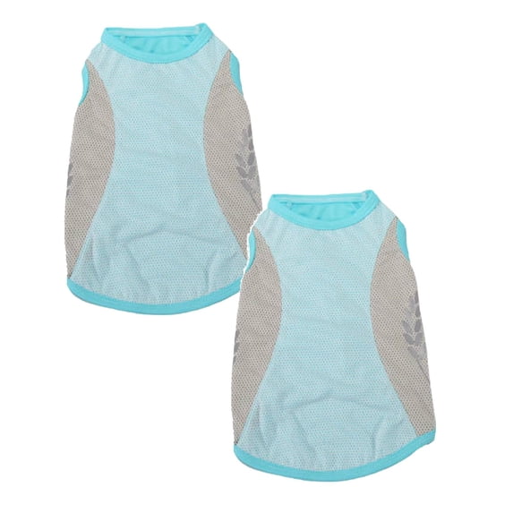 2Pcs Dog Cooling Vest For Summer – Adjustable Breathable Mesh Jacket With Uv Protection & Reflective Strips, Lightweight Heat Relief Anxiety Calming Small Medium Dogs Cat