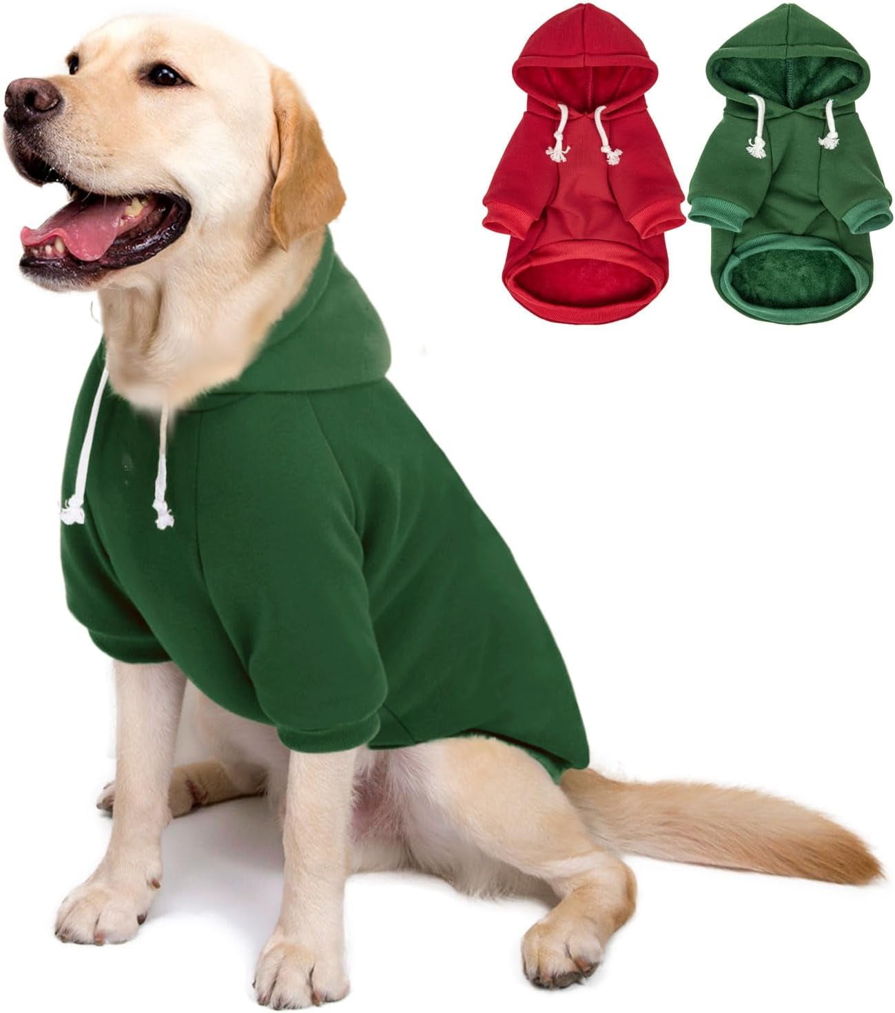 2Pcs Dog Hooded Sweaters & Jackets Soft Dog Clothes Hoodie for Small — free download