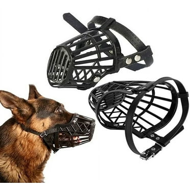 2Pcs Dog Muzzle, Breathable Basket Muzzles for Small, Medium, Large Dogs, Stop Biting, Barking and Chewing, for Aggressive Dogs