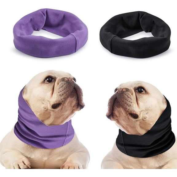 2Pcs Dog Quiet Ear Covers for Ear Protection, Calming Ear Muffs for Dogs/Cats - Hood for Anxiety Relief/Calming/Warm