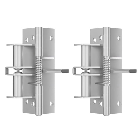 2Pcs 90 Degree Positioning Hinge Buffer Rebound Device Automatic Door Closing Device Spring Position Hinge Door Closer