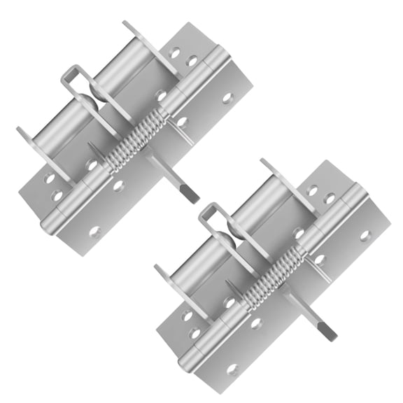 2Pcs Door Closer 90 Degree Positioning Hinge Detachable Spring Hinges Enduring