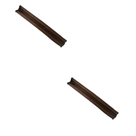 2Pcs Under Door Draft Stopper for Bottom of Door,Door Noise Stopper Blocker Cold Air Light Smell Sound Double Side Door Sweep, 30'' to 36'' Adjustable Gap Filler