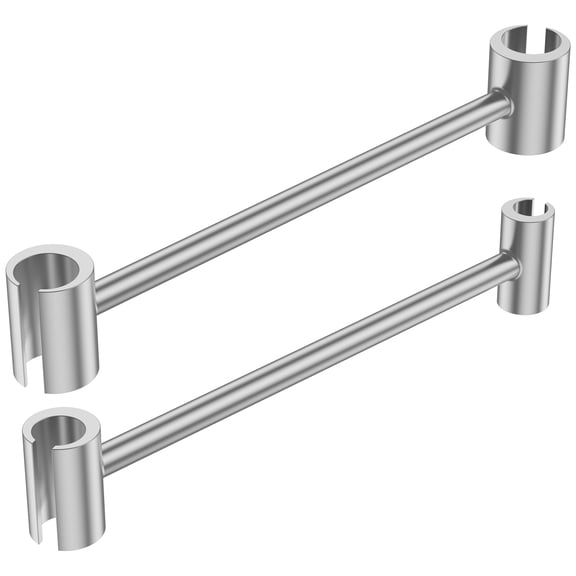 2Pcs Door Hinge Adjustment Tool Double Ended Hinges Gap Adjusting Wrench High Carbon Steel Door Hinge Repair Tool Compact Hinges Gap Wrench Tools for Fire Clean Room Security Door