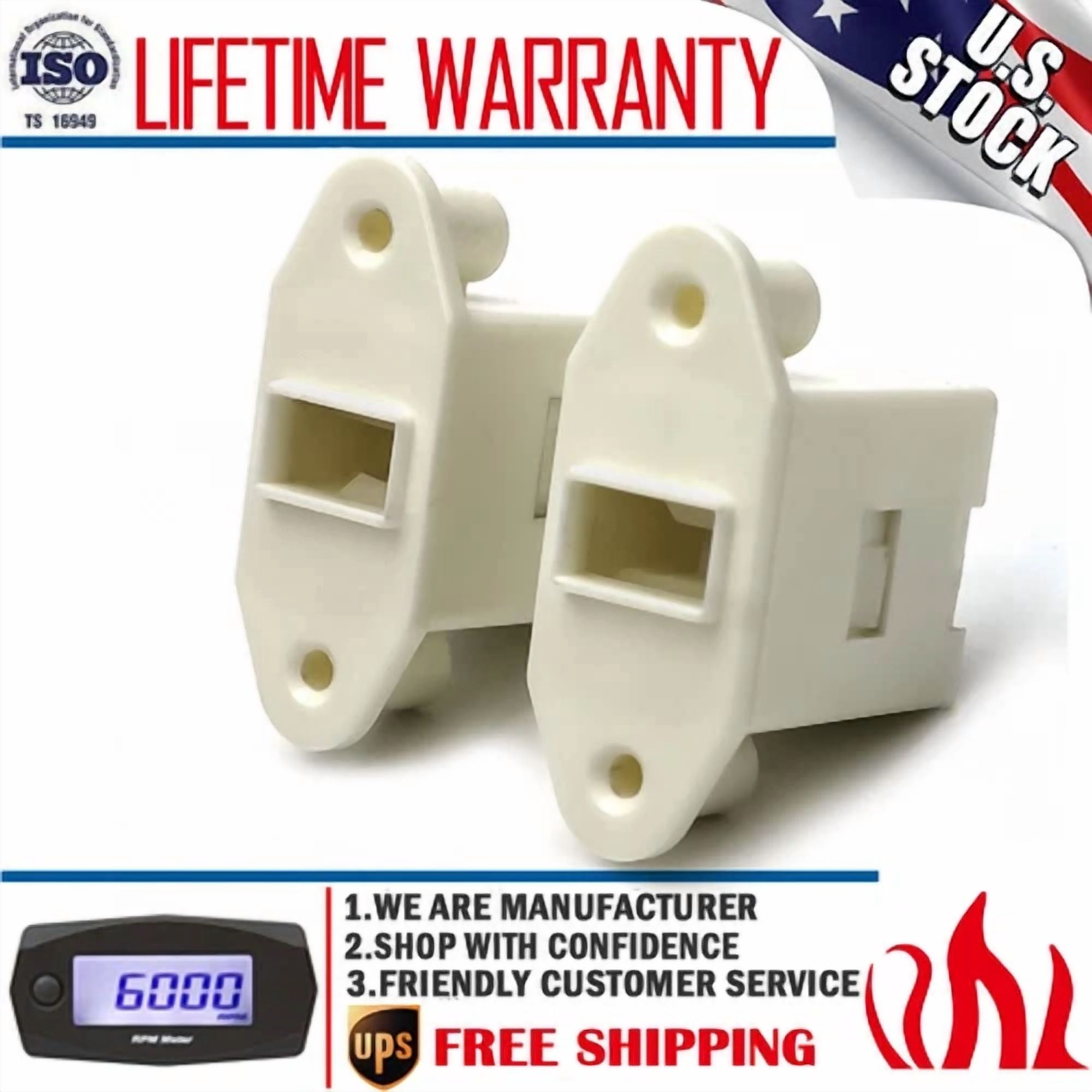 2Pcs Door Latch For Electrolux Epwd15Rr1 Epwd15Rr2 Epwd15Ss1 Epwd15Ss2 Epwd15Ts1