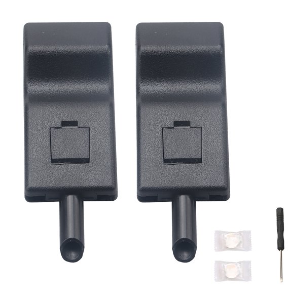 2Pcs Door Lock Knobs Accessories Black ABS for  CHEVROLET for GMC SIERRA 2500/3500 2007-2014 15844616 15844618