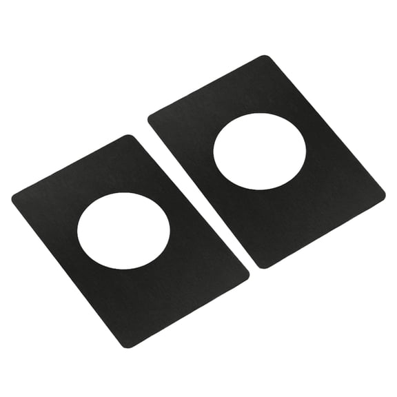 2Pcs Door Lock Repair Plate Stainless Steel Door Reinforcement Plates Fixing Filler Door Handle Fixing Cover Enduring