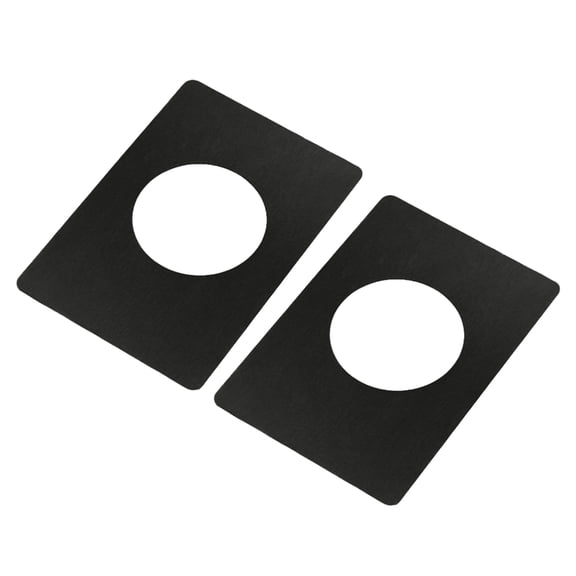 2Pcs Door Lock Repair Plate Stainless Steel Door Reinforcement Plates Fixing Filler Door Handle Fixing Cover Enduring