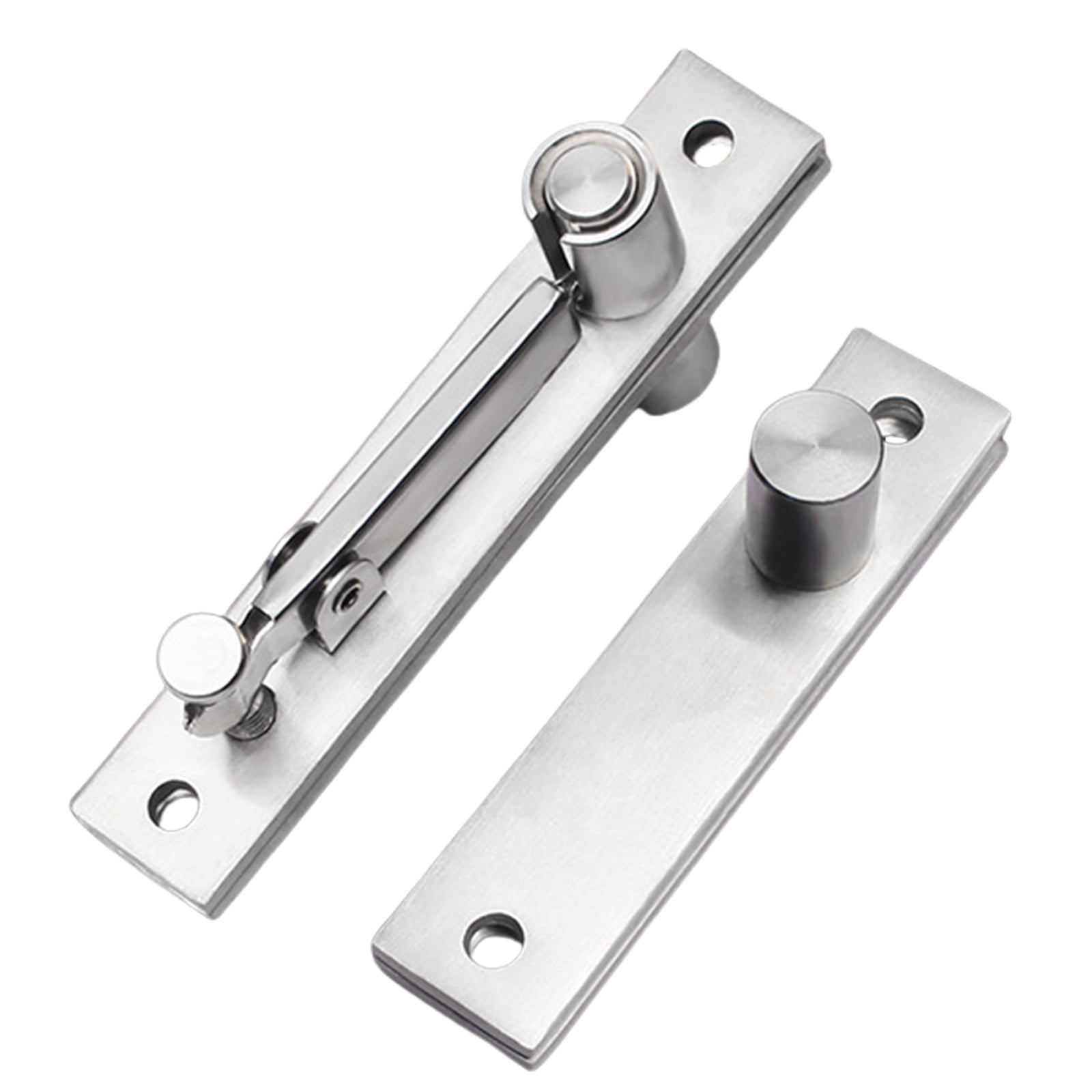 2Pcs Door Pivots Hinges Stainless Steel Concealed Door Hinge 360/90 ...