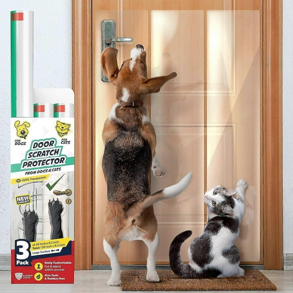 2Pcs Door Protector from Dog Scratching Cat Scratch Door Frame Protector Anti Dog Scratch Door Guard