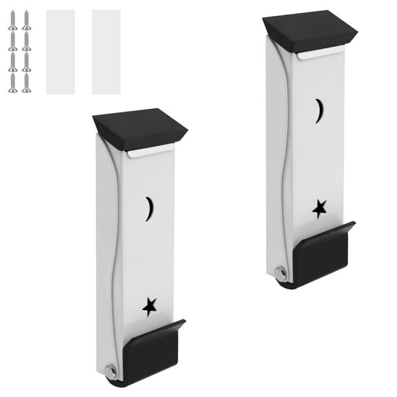 2Pcs Door Stoppers Stainless Steel Practical Kick Down Door Stop Sturdy Door Stopper Holder No Drilling Door Stoppers Door Holder Adhesive or Screw Installation for Home Doors