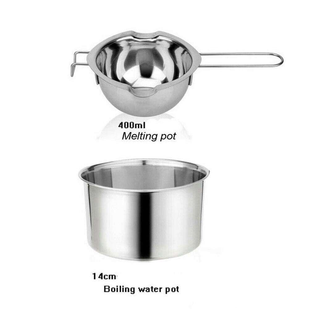 2Pcs Double Boiler Pot Set, Stainless Steel Chocolate Melt Pot for