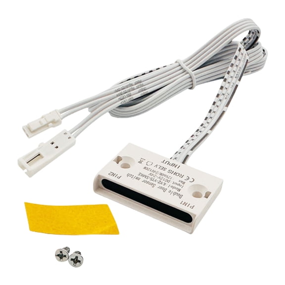 2Pcs Double Door Proximity Sensors Switches Auto ON/OFF Doors Open Sensors Switches for Home Cabinet Closet Wardrobe