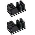thumbnail image 1 of 2Pcs Double 7Pin Female to Double 7Pin Male 90 Degree Angled Adapter Mainboard Adapter for Desktops SSD HDD, 1 of 8