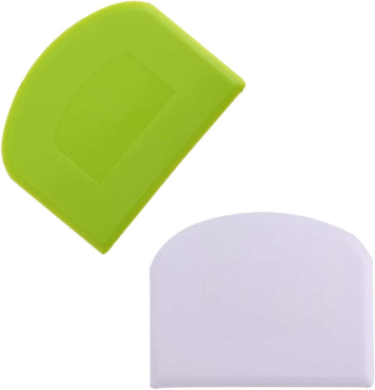 2Pcs Dough Cutter, Bench Scraper, Dough Scraper for Dough Bread Cutting