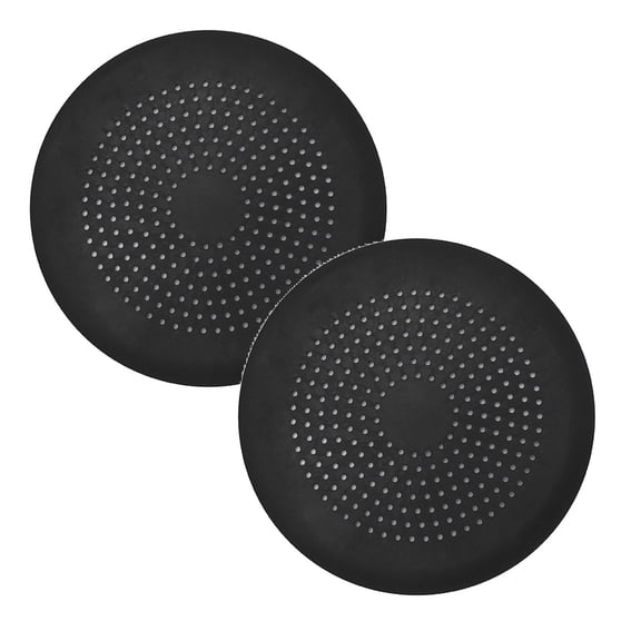 2Pcs Drain Hair Catcher Silicone Hair Stopper With Suction Cup Round Shower Drain Cover Easy To Clean And Install Suit For Bathroom Bathtub Kitchen Strainers