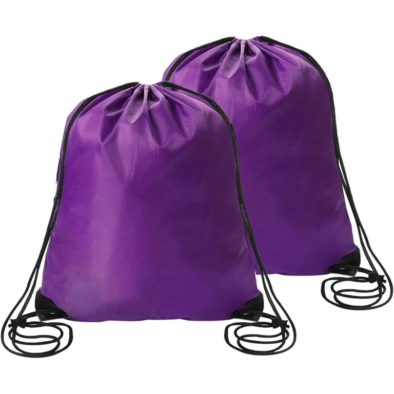 2Pcs Drawstring Backpack Bags Sports String Bags Drawstring  display picture 1