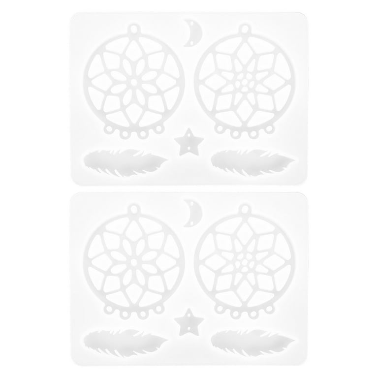 2Pcs Dream Catcher Mold Silicone Dream Catcher Casting Mold Dream